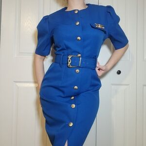 80's Button-up Dress